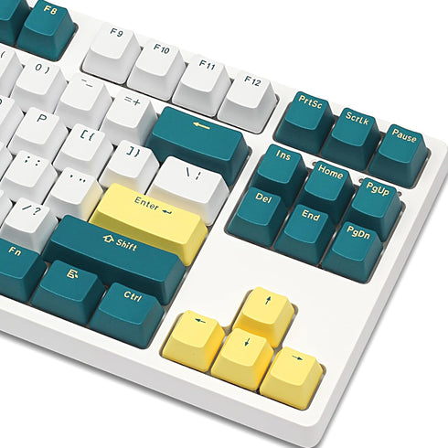 Happy Balls Keycaps Doubleshot PBT Keycap Set Custom OEM Profile Cherry MX Keyset for 61 63 64 66 68 84 87 96 100 104 108 MX Switches Mechanical K...