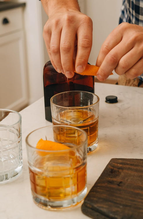 Bittermilk Single Serve No.1 Bourbon Barrel Aged Old Fashioned Mix – Old Fashion Kit – Cocktail Bitters Set - Mini Cocktail Mixers - Each Bottle M...