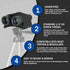 Universal Binocular Tripod Mount -1/4-20 - for Stable Connecting Binocular and Tripod - Compatible with Most Tripods...