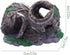 Aquarium Decor Fish Tank Decorations Double Broken Barrel Resin Ornament Betta Hideouts Cave (Barrel) (Fish Broken Barrel Decor)...