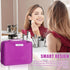 Queboom Travel Makeup Bag Cosmetic Bag Makeup Bag Toiletry bag for women and girls (Deep purple)...