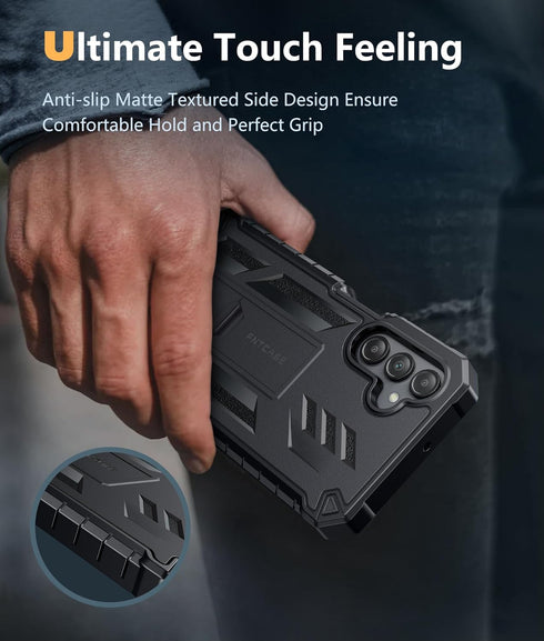 FNTCASE for Samsung Galaxy A15-5G Case: Military Grade Drop Proof Protection Phone Cover with Kickstand | Heavy Duty Rugged Full Body Protective S...