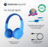 Motorola Sound JR300 Bluetooth Wireless Toddler Headphones with Microphone - Foldable Over Ear Kids Bluetooth Headphones with Safe Volume Limit 85...