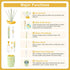 7 in 1 Bottle Cleaner Kit-Travel Bottle Brush Set with Bottle Brush,Nipple Brush,Straw Cleaner Brush,Soap Dispenser,Bottle Drying Rack,Drainage Tr...