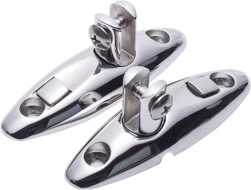 Boat Bimini Top Swivel Hinge,316 Stainless Steel Deck Side Mount Quick Release Hinge,Marine Hardware Accessories,Include Screws, pack of 2...