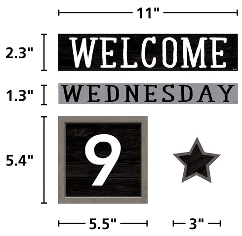 Teacher Created Resources Modern Farmhouse Perpetual Calendar Mini Bulletin Board...