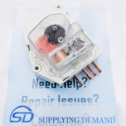 Supplying Demand 241705102 4378243 Refrigerator Defrost Timer Replacement White