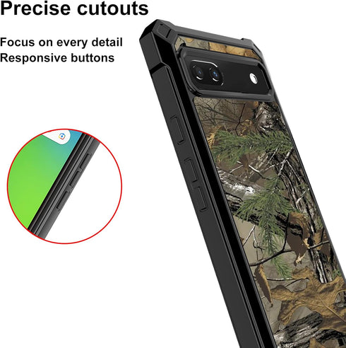 Ailiber Pixel 6A Phone Case, Google 6 A Case with Screen Protector Tempered Glass, Dual Layer Structure Protection, Shockproof Corner TPU Bumper, ...