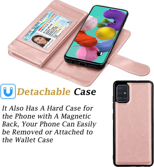 Takfox Galaxy A71 5G Case, for Samsung A71 5G Wallet Case, PU Leather 9 Card Slots ID Credit Card Holder Folio Flip Magnetic Detachable Phone Case...