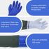 Long Waterproof Gloves, Long Chemical Gloves, Reusable, Padded Cotton Lined/Acid & Oil Resistant 28 inch XL...