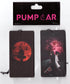 PumpCar 2 pieces Uchiha Itachi Sasuke double-sided hanging Japanese anime vanilla car air freshener Cool anime hanging air fresheners for rearview...