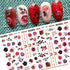 Flower Nail Art Stickers Decals 6Sheets Spring Rose 3D Self-Adhesive Nail Stickers Flowers Rose Butterfly Design Nail Decals for Nail Art Women Gi...