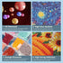 FHBUBPUP Starry Night Diamond Painting Kits for Adults, Starry Sky Diamond Art Kits, Full Drill Round Gem Art, DIY Landscape Paint with Diamond Be...
