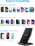 Fast Wireless Charger,NANAMI Qi Certified Wireless Charging Stand Compatible iPhone 15/15 Pro/15 Plus/15 Pro Max/14/14 Pro/13/12,Samsung Galaxy S2...