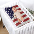 Stretchy Changing Pad Cover American Flag Diaper Changing Table Cover Changing Basket Comfortable Bassinet Mattress Cradle Mattress Sheets for Boy...