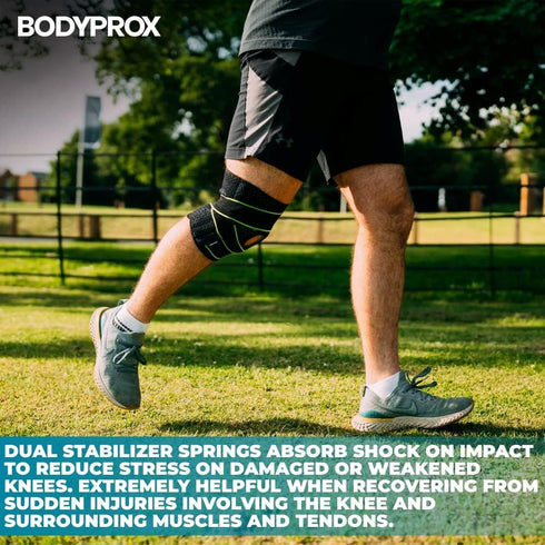 Bodyprox Knee Brace with Side Stabilizers & Patella Gel Pads for Knee Support...