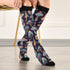 Green Grapes Compression Socks for Women and Men Circulation Long Socks for Athletic Running 1...