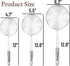 Spider Strainer Skimmer Spoon, HSpiow Set of 3 Sizes Frying Spoon Stainless Steel Fryer Scoop Wire Strainer Ladle with Long Handle for Kitchen Fry...
