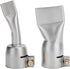 2Pcs Welding Gun Flat Nozzle, Stainless Steel Alloy 20mm Small+40mm Large Tip Welding Gun Nozzle, Hot Air Tourch Gun Soldering Supplies Accessory ...