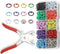 Minestylish 100 Sets Metal Snaps Buttons with Fastener Pliers Press Tool Kit Snaps for Sewing Perfect for DIY Crafts Clothes Hats and Sewing, Snap...