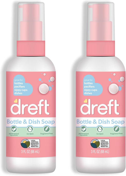 Dreft Bottle & Dish Soap 3oz (Pack of 2)...