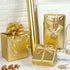 Gold Wrapping Paper Roll, Solid Color Metallic Wrapping Paper, Matte Wrapping Paper Roll, Gold Gift Wrapping Paper for Birthday Wedding Christmas ...