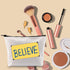 TOBGBE TV Show Gift Believe Makeup Bag Funny Believe Gift for Women TV Show Merchandise Soccer Football Lover Travel Case (Believe bag)...