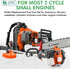 (4 Sizes) 2-Stroke Garden Power Tools Fuel Line Replacement Kit. Fuel Hose Fuel Tube for String Trimmer Chiansaw Blower Small Engine...