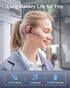 Bluetooth Earpiece V5.2 Wireless Handsfree Headset with CVC8.0 Noise Cancelling Dual Microphone 24Hrs Driving Bluetooth Headset for iPhone Android...