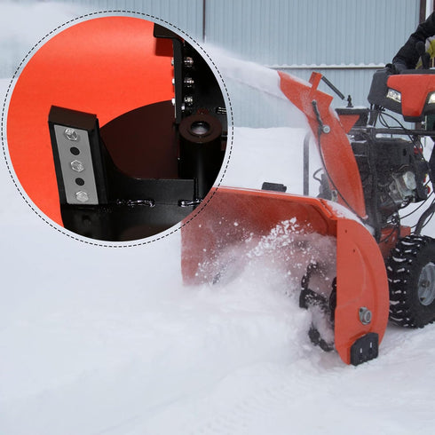 NNG 1/4” Snow Blower Impeller Modification Kit, 3 Pack Rubber Blade Snow Blower Universal for Modifies 2-Stage Machine...