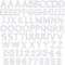 82 Piece Embroidered Iron on Letter Patches and Numbers for Clothing, Backpacks, Sew On Appliques, Arts and Crafts (White, 1 in)...