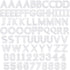 82 Piece Embroidered Iron on Letter Patches and Numbers for Clothing, Backpacks, Sew On Appliques, Arts and Crafts (White, 1 in)...