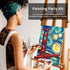 VOCHIC Canvas Painting Kit Pre Drawn Canvas for Painting for Adults Party Kits Paint and Sip Party Supplies 8x10 Canvas to PaintThe Starry Night G...