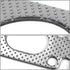 DNA Motoring GKTSET-E36 Aluminum Exhaust Manifold Header Gasket Set Replacement,Metallic...