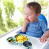 PandaEar 2 Pack Silicone Suction Plates for Baby, Divided Unbreakable Toddler Plate with 2 Pack Spoons for Self Feeding, Babies Utensils Feeding S...