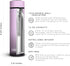 London Sip Multi-Purpose Tea Infuser Travel Mug and Tumbler Fruit Infuser Flask Hot and Cold Double Wall Stainless Steel Thermos with Extra-Long I...
