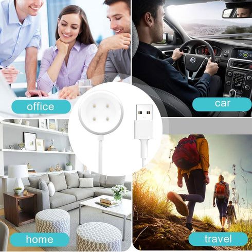 Compatible for Google Pixel Watch 2 Charger, Magnetic USB A Replacement Wireless Fast Charging Cable Cord Adapter Accessories for Google Pixel Wat...