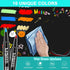 Chalk Markers Fine Tip - Chalkboad Markers - Liquid Chalk Markers Erasable - Chalk Markers for Blackboard Chalk Board First Day of School Board - ...