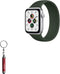 BoxWave Stylus Pen Compatible with Apple Watch SE (44mm) - Bullet Capacitive Stylus, Mini Stylus Pen with Keyring Loop for Apple Watch SE (44mm) -...