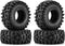 INJORA 1.0 Tires - 58 * 24mm Swamp Stomper S5 Tires for SCX24 AX24 TRX4M FCX24 1/24 1/18 RC Crawler Car,T1015...