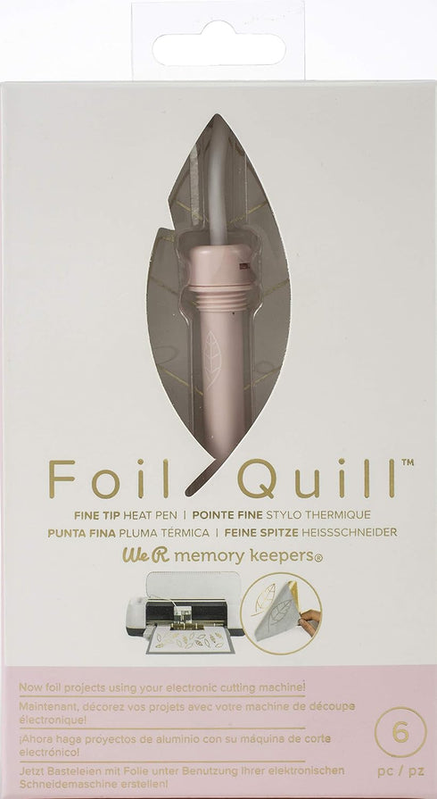 We R Memory Keepers Foil Quill Fine Tip Pen, Make Custom Designs for Planners, Journals, Cards, Scrapbook Pages, and More, Heat-Resistant Grip, On...