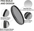 Acuvar 105MM CPL Lens Filter Pro, Circular Polarizer Lens Filter Universal for Camera Lens w 105MM Filter Lens for Canon, Nikon, Sony, FujiFilm, O...