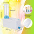 Paint Brush Cleaner, Upgraded 4-in-1 Painting Supplies, Paint Brush Holder with Palette, Brush Rinser for Acrylic, Watercolor, and Water-Based Pai...