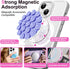 PKYAA Silicone Suction Cup Phone Mount, Magnetic Silicone Suction Phone Case Stand, Hands Free Mirror Shower Phone Holder, Perfect for TikTok/Ins/...