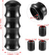 X AUTOHAUX 1 Set 12cm Gear Shift Knob Aluminum Alloy Bamboo Style Gear Shifter Car Interior Shift Knob Black...