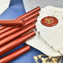 Glue Gun Fire Paint Wax Sticks, Sealing Wax Stick Wax Strips Vintage Fire Paint for Stamps, Cards, Envelope Seals, Documents-10 Pack (Flame red)...