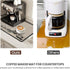 Coffee Mat(Linen 12'' x 19'') , Coffee Bar Mat for Countertop, Anti-Slip Absorbent Dish Drying Mat for Kitchen, Suitable for Coffee Machine, Coffe...