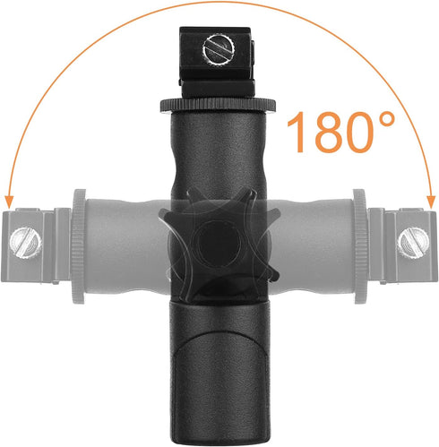 Anwenk Camera Flash Speedlite Mount Swivel Light Stand Bracket with Umbrella Reflector Holder for Camera DSLR Nikon Canon Pentax Olympus and Other...