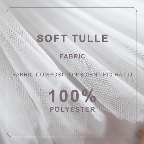 White Tulle Fabric Roll Spool Bolt (54 Inch by 40 Yards) Large Tulle Wedding Party Decoration, Tutu Skirt, Table Runner, Gift Wrapping, Bridal Sho...