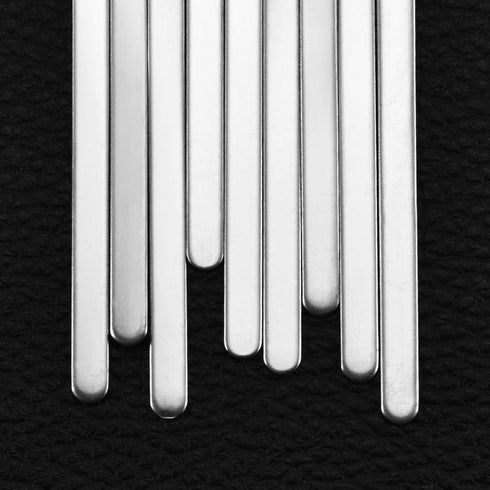 Hicarer 18 Pieces Bracelet Blanks Adjustable Cuff Bangle Bracelet Stainless Steel Blank Bracelet Bangle for DIY Jewelry Bangle Making, 1/5 x 6 Inc...